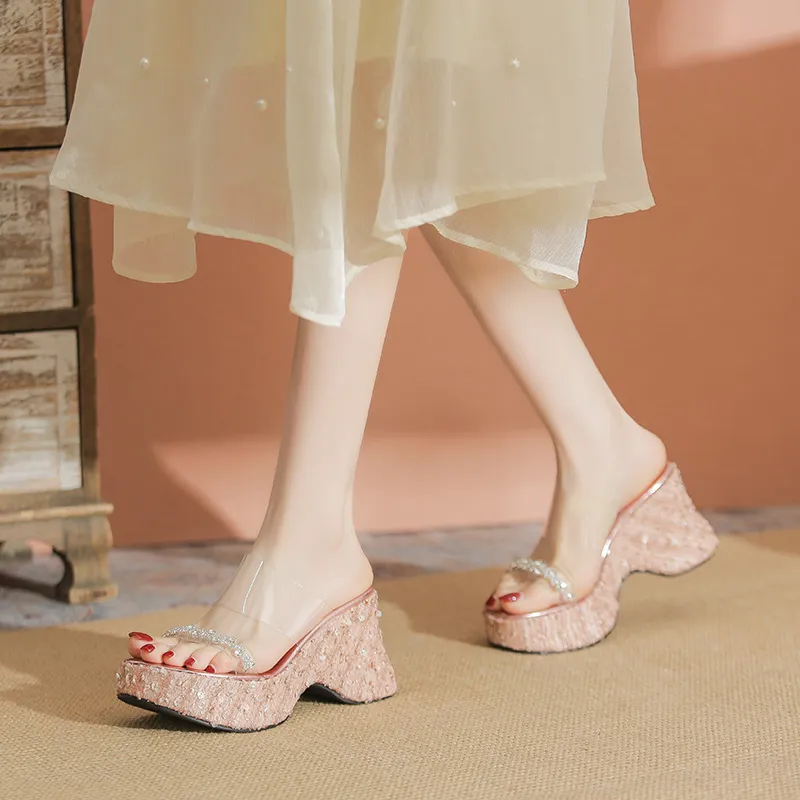 YAFEI XUANYU Rubber Sole Abrasion Resistant Slide Slippers Women's-8