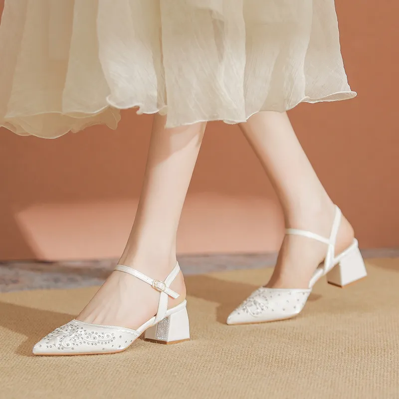 YAFEI XUANYU Chunky Heel High Heels 5cm Women's-3