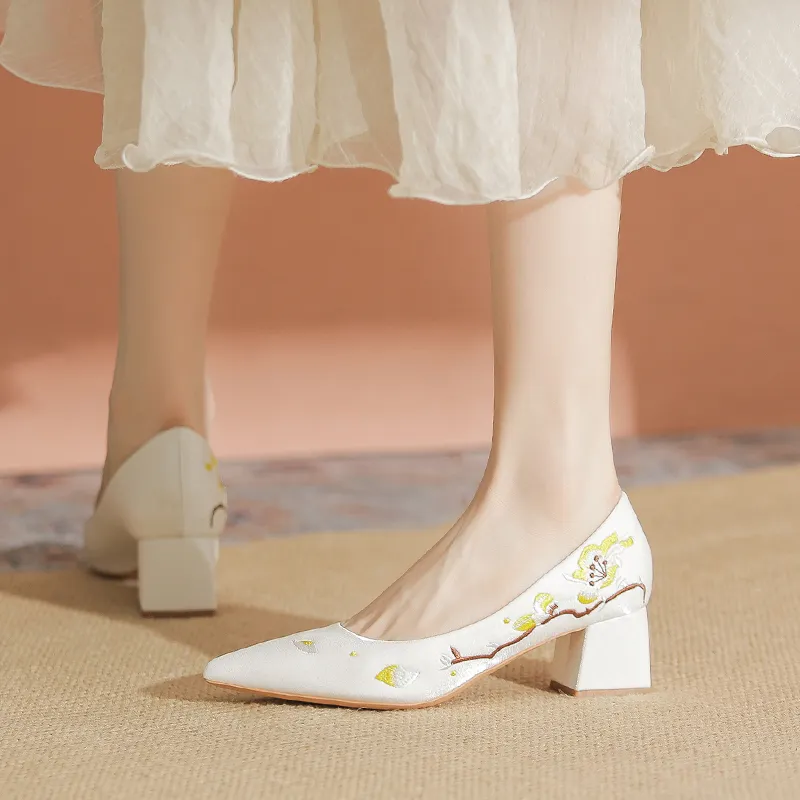 YAFEI XUANYU Chunky Heel High Heels 5cm Women's-4