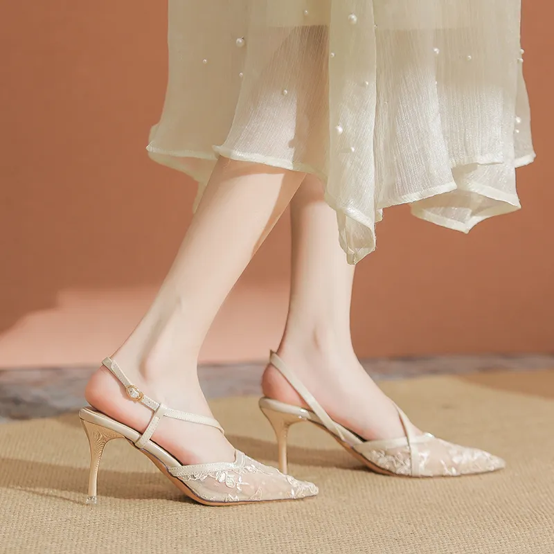 YAFEI XUANYU Slim Heel High Heels Women's-24