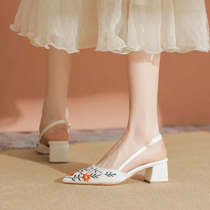 YAFEI XUANYU Chunky Heel High Heels 5cm Women's-4