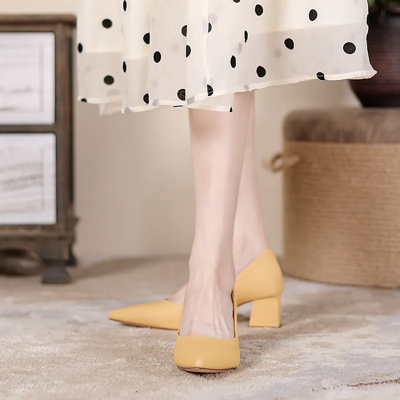 YAFEI XUANYU Chunky Heel High Heels Women's-27