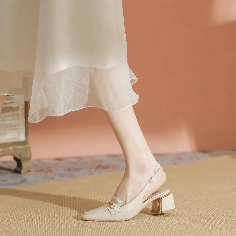 YAFEI XUANYU Chunky Heel High Heels 5cm Women's-10