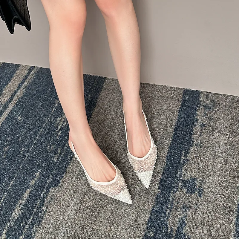 YAFEI XUANYU Slim Heel High Heels 6.5CM Women's-11