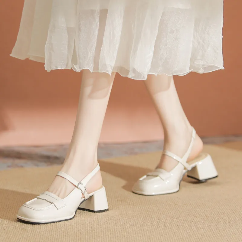 YAFEI XUANYU Chunky Heel High Heels Women's-3