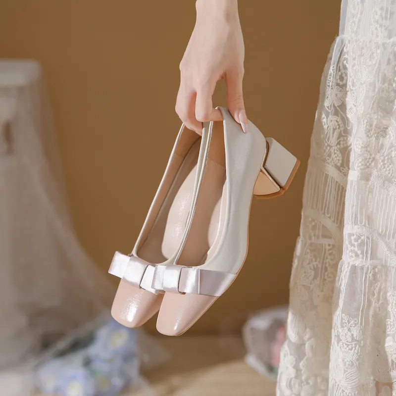 YAFEI XUANYU Chunky Heel High Heels 5cm Women's-11