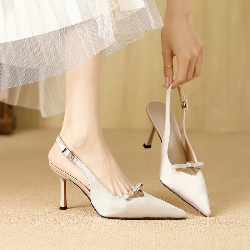 YAFEI XUANYU Slim Heel High Heels 8CM Women's-19
