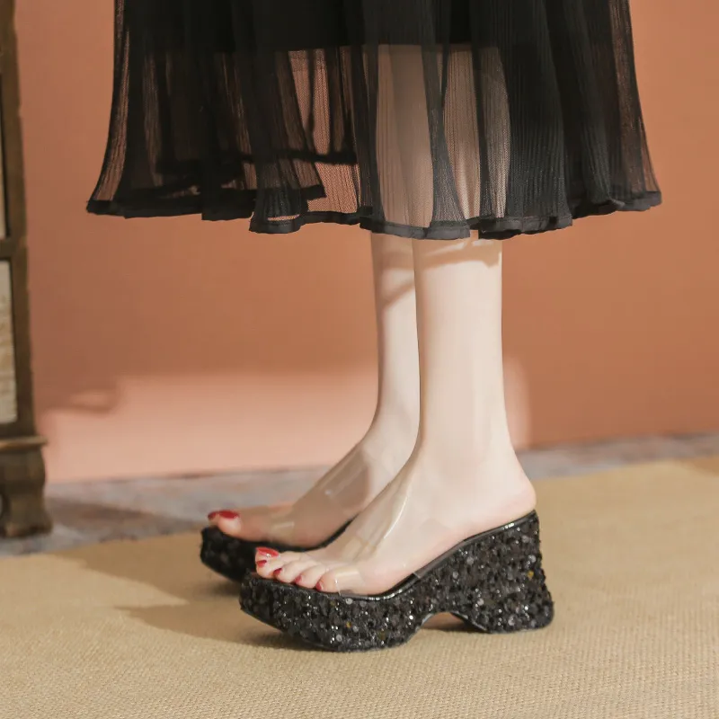YAFEI XUANYU Rubber Sole Slip Resistant Abrasion Resistant Slide Slippers Women's-16
