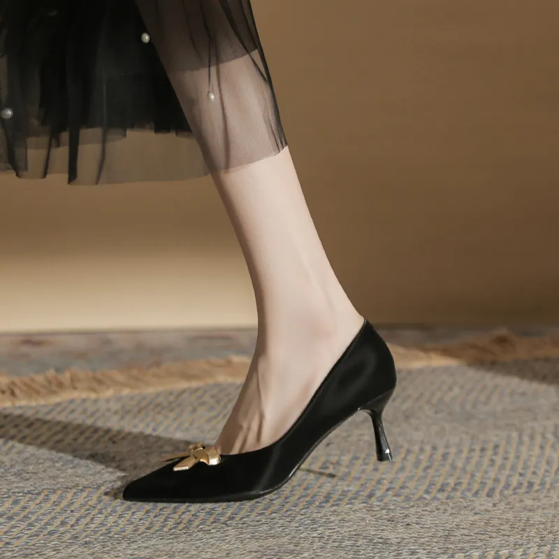 YAFEI XUANYU Slim Heel High Heels 6CM Women's-4