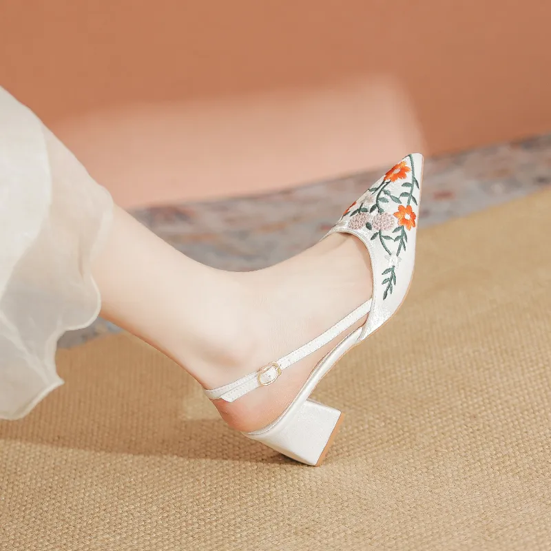 YAFEI XUANYU Chunky Heel High Heels 5cm Women's-9