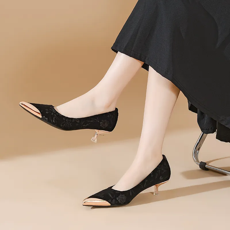 YAFEI XUANYU Slim Heel High Heels 5CM Women's-1