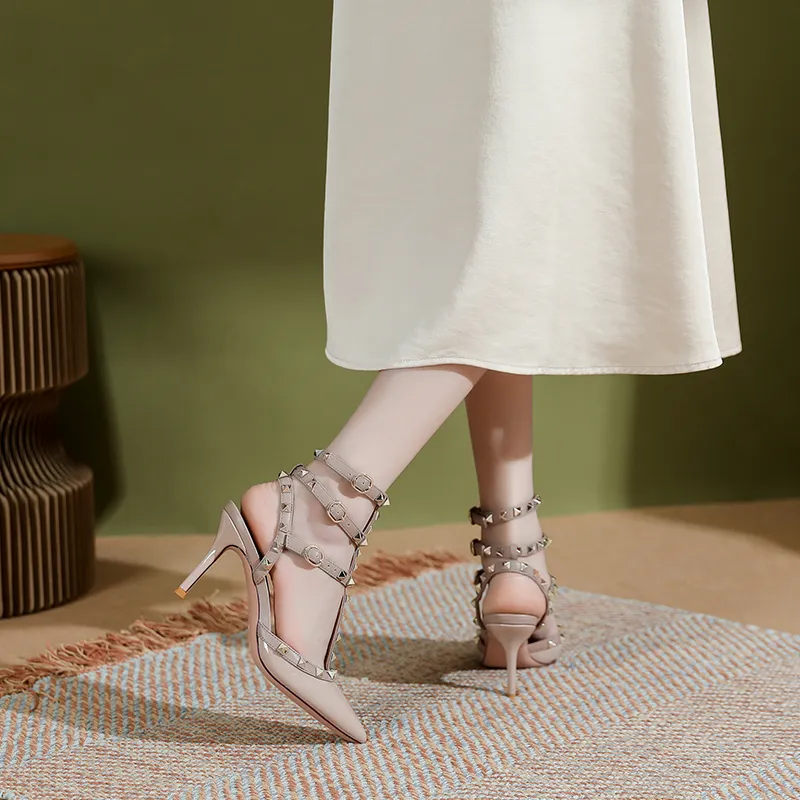YAFEI XUANYU Slim Heel High Heels Women's-11