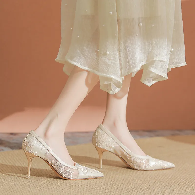 YAFEI XUANYU Slim Heel High Heels Women's-24