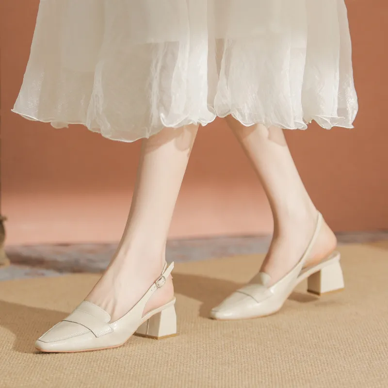 YAFEI XUANYU Chunky Heel High Heels 5cm Women's-3