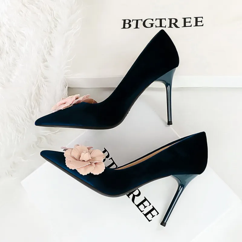 YAFEI XUANYU Slim Heel High Heels Women's-11
