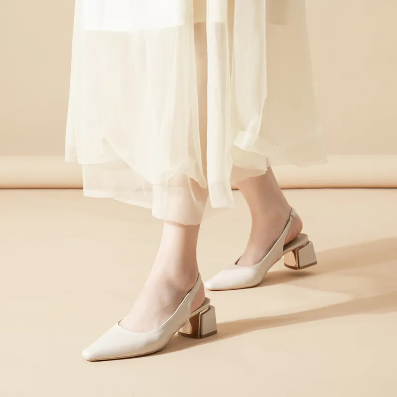 YAFEI XUANYU Chunky Heel High Heels 5cm Women's-13
