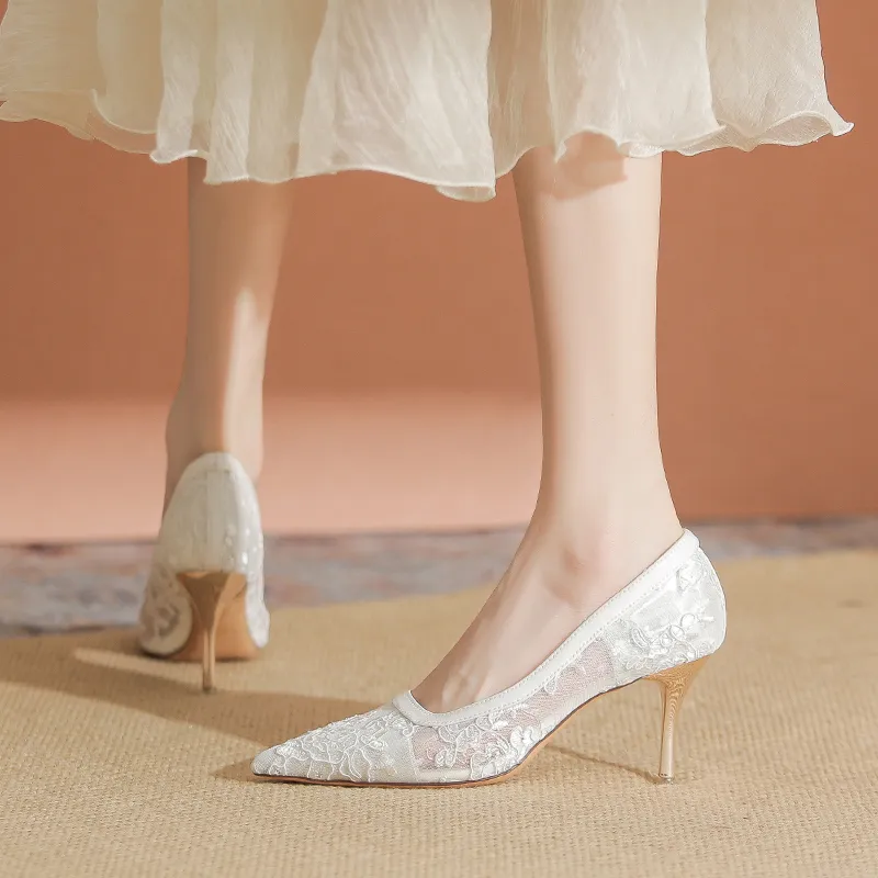 YAFEI XUANYU Slim Heel High Heels Women's-16