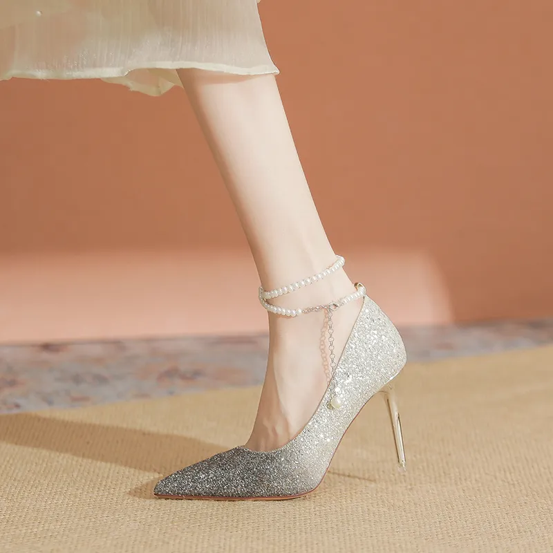 YAFEI XUANYU Slim Heel High Heels Women's-7