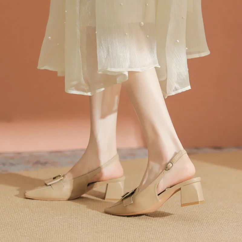 YAFEI XUANYU Chunky Heel High Heels Women's-5