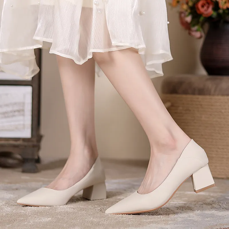 YAFEI XUANYU Chunky Heel High Heels Women's-6