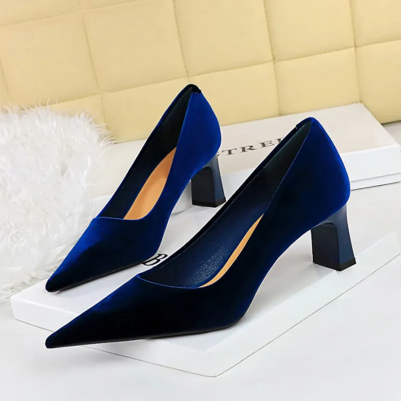 YAFEI XUANYU Chunky Heel High Heels 6CM Women's-5