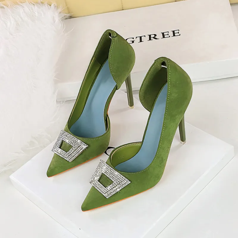 YAFEI XUANYU Slim Heel High Heels 10.5CM Women's-15