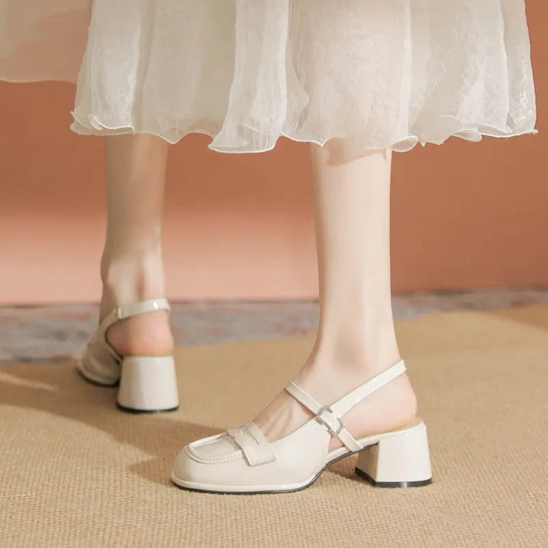 YAFEI XUANYU Chunky Heel High Heels Women's-4
