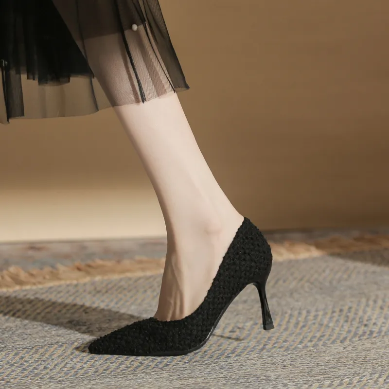 YAFEI XUANYU Slim Heel High Heels Women's-12