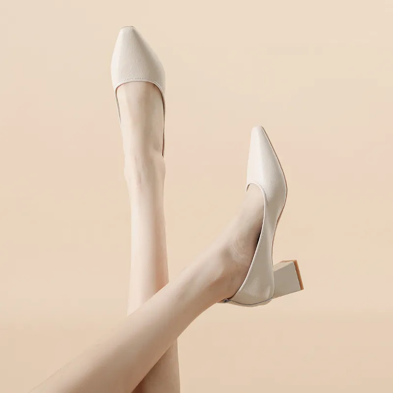 YAFEI XUANYU Chunky Heel High Heels 5cm Women's-4