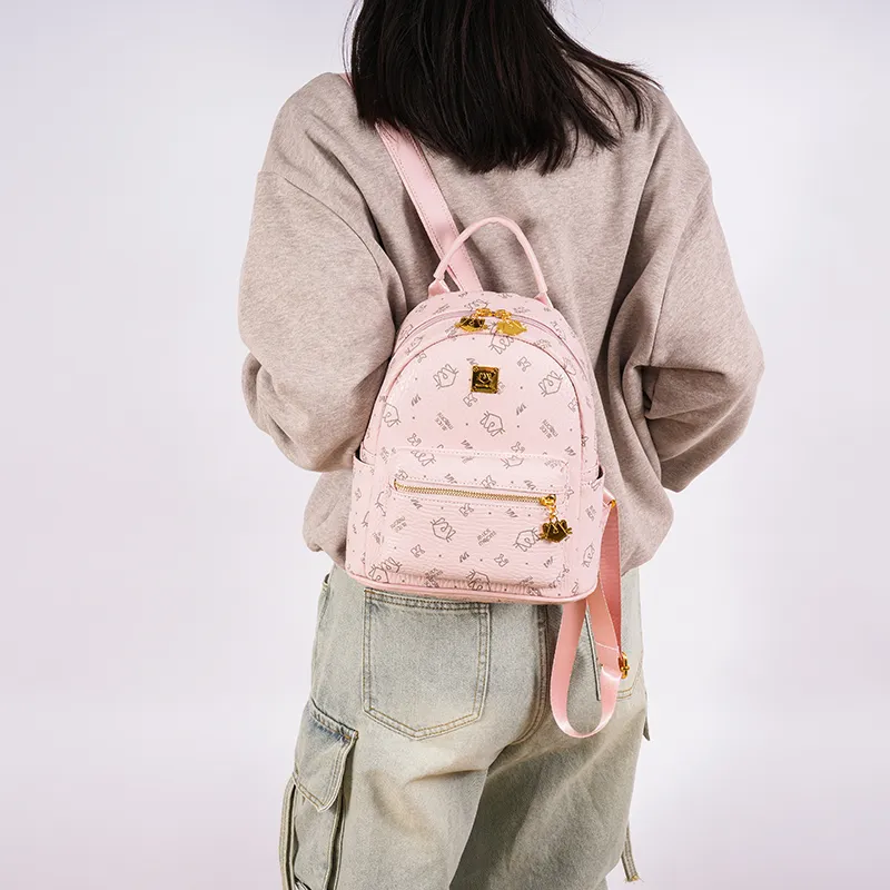 Versman PU Backpack Large Size Women's Multicolor-9