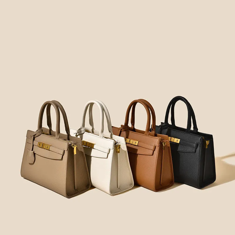 Versman PU Shoulder Bag, Crossbody Bag, Handbag Regular Women's Elephant Gray/Black/Orange/Beige-6