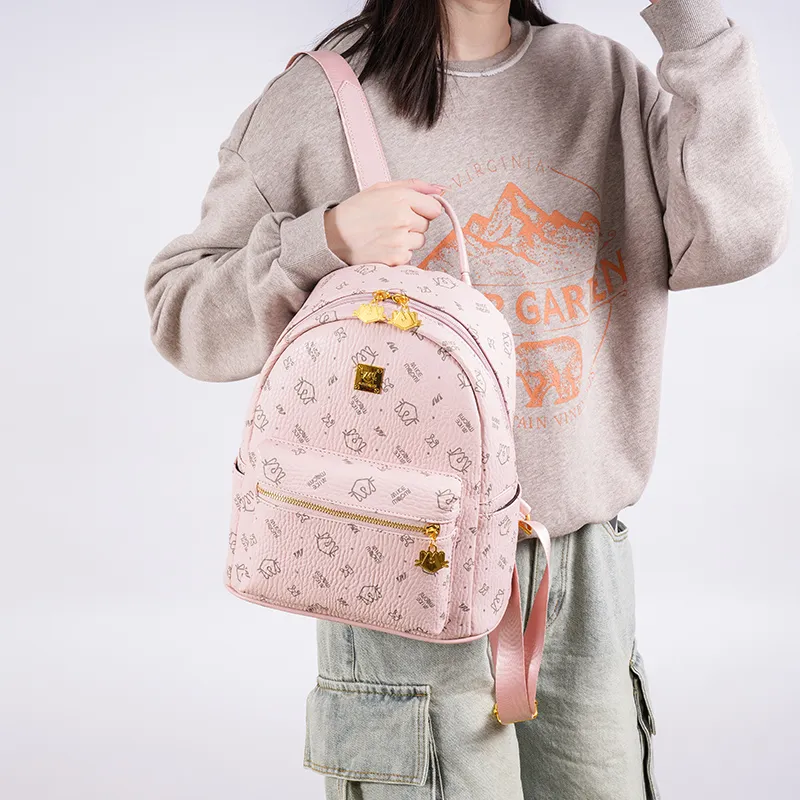 Versman PU Backpack Large Size Women's Multicolor-11