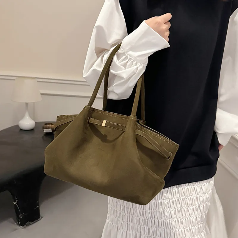 Versman Nubuck Tote Bag, Shopping Bag, Shoulder Bag Women's Multicolor-25