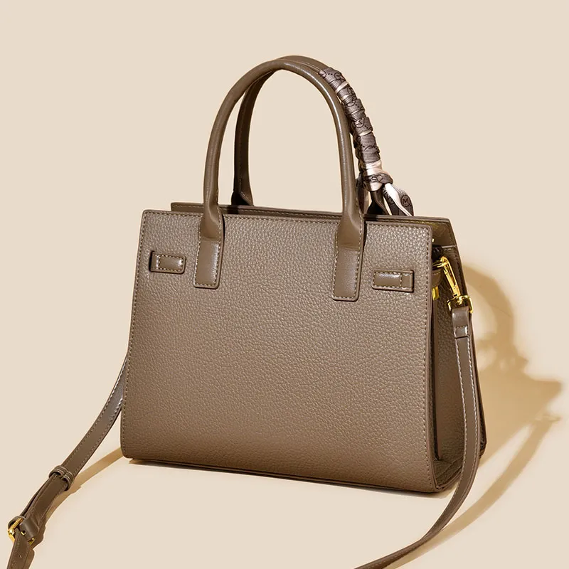 Versman PU Crossbody Handbag Women's Elephant Gray-4