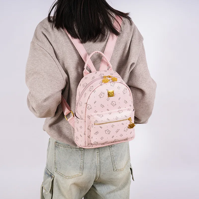 Versman PU Backpack Large Size Women's Multicolor-10