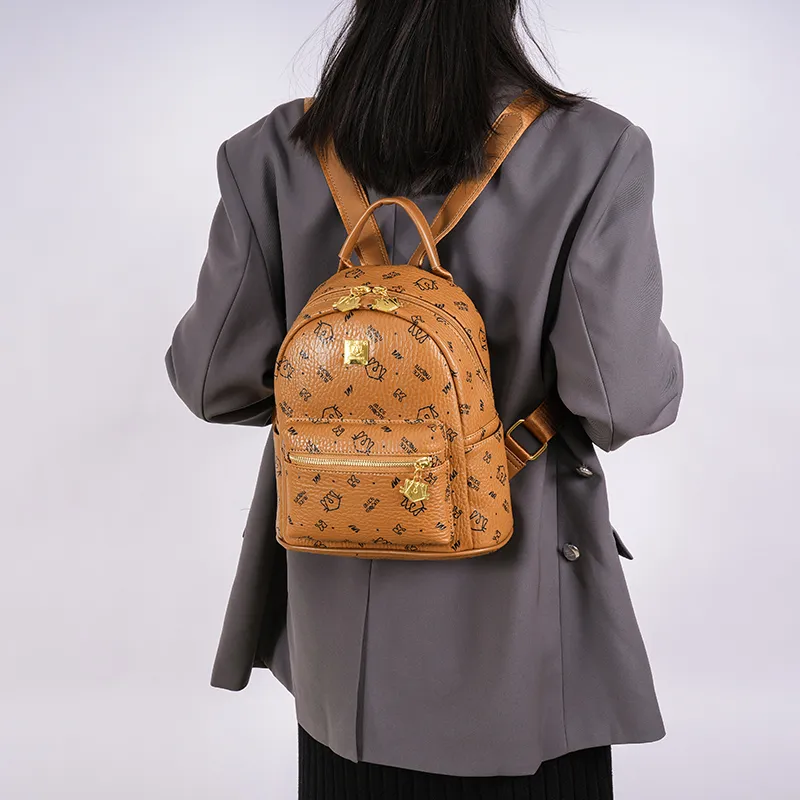 Versman PU Backpack Large Size Women's Multicolor-3