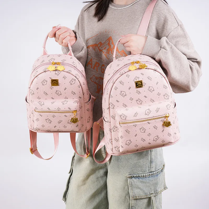 Versman PU Backpack Large Size Women's Multicolor-8