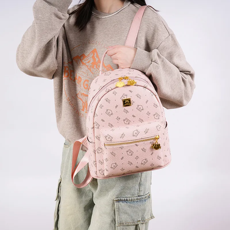 Versman PU Backpack Large Size Women's Multicolor-12