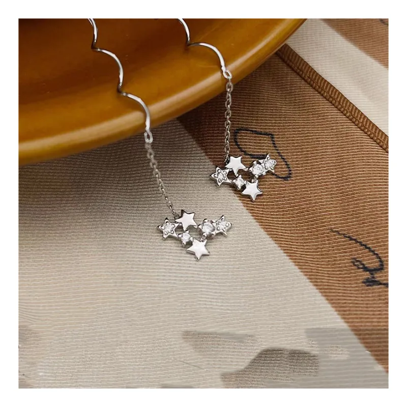 KOOGIS 925 Sterling Silver Drop Earrings Women's-5
