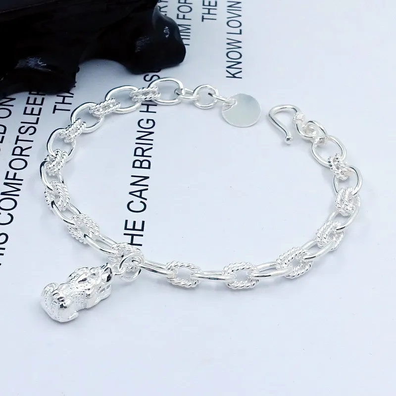 KOOGIS Foot Silver 990 Bracelets Unisex-6