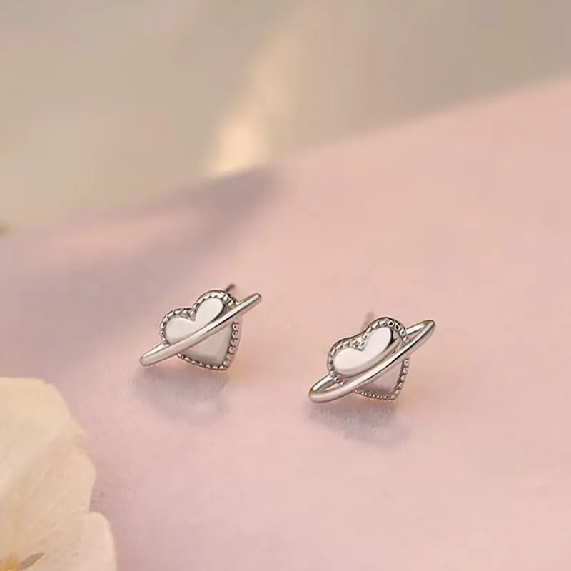 KOOGIS 999 Fine Silver Stud Earrings Women's-2