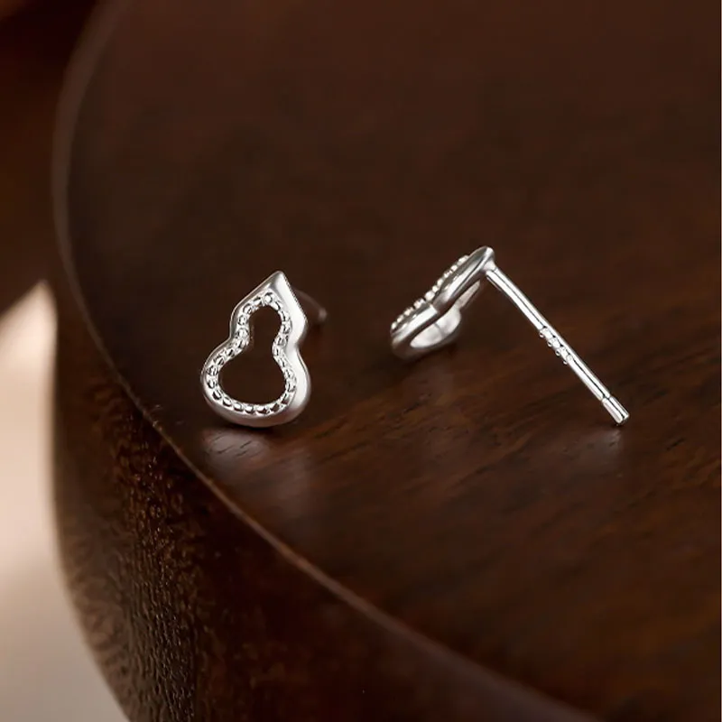 KOOGIS 999 Fine Silver Stud Earrings Unisex-3