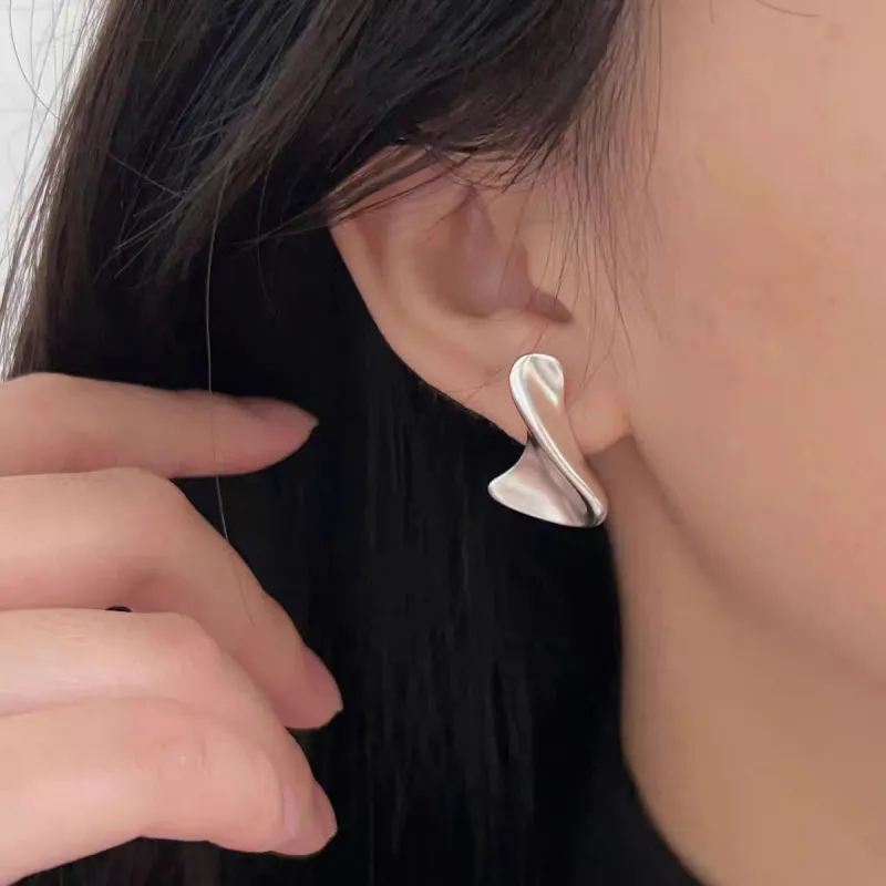 KOOGIS Copper 925 Silver Earrings Women's-5