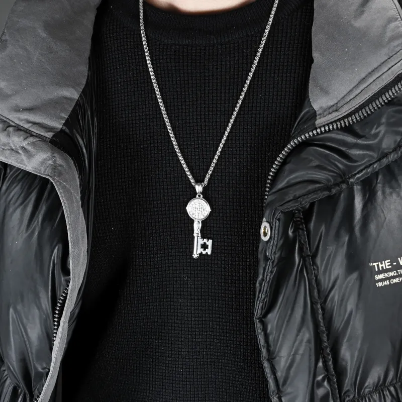 KOOGIS Titanium Steel Necklaces Unisex-8