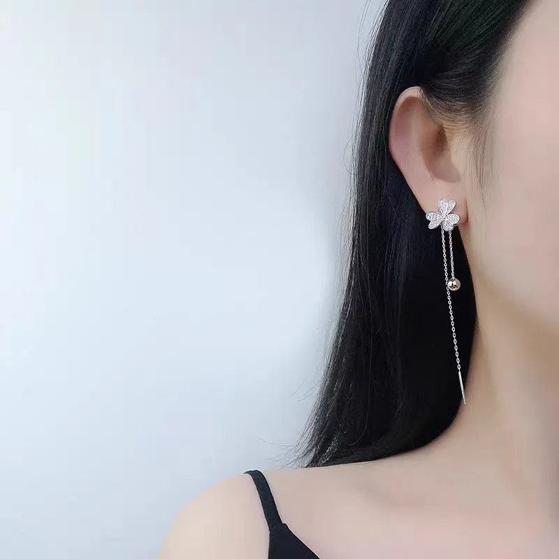 KOOGIS Sterling Silver Drop Earrings Women's-6