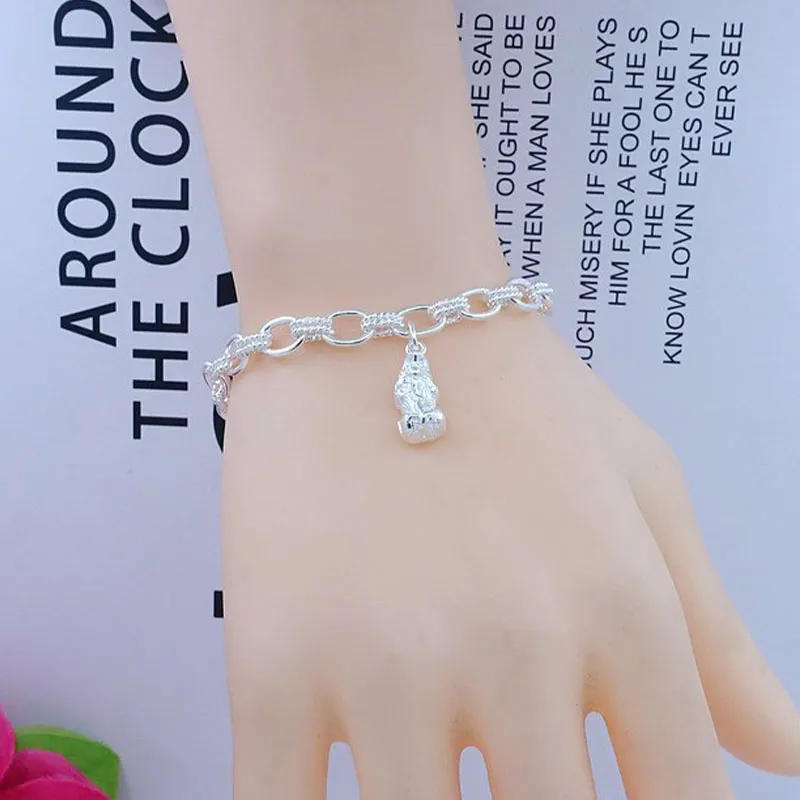KOOGIS Foot Silver 990 Bracelets Unisex-1