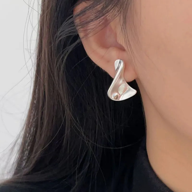 KOOGIS Copper 925 Silver Earrings Women's-3