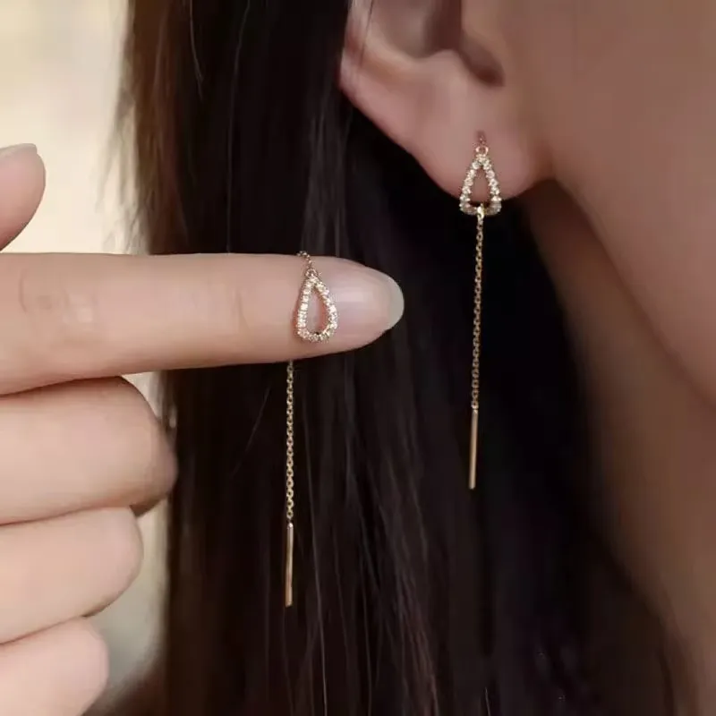 KOOGIS S925 Drop Earrings Women's-12