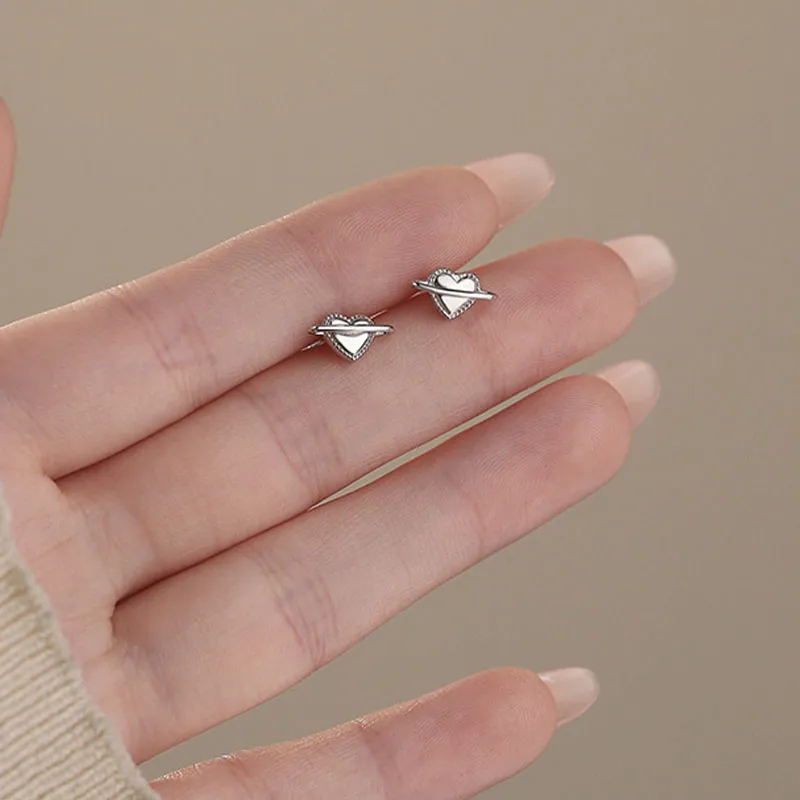 KOOGIS 999 Fine Silver Stud Earrings Women's-4