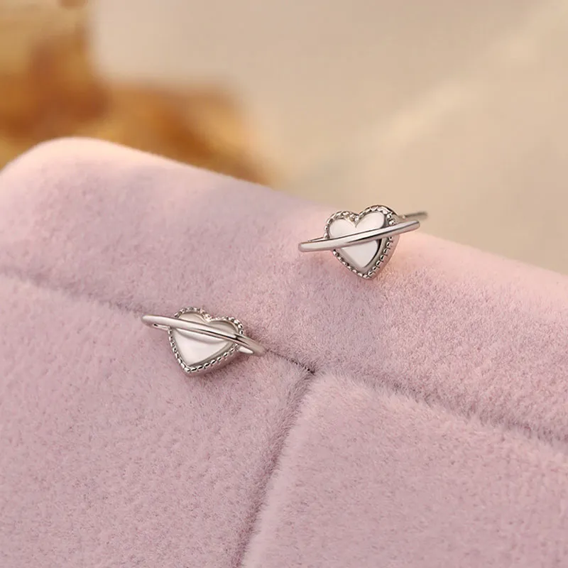 KOOGIS 999 Fine Silver Stud Earrings Women's-3
